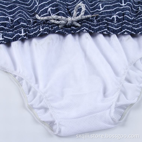 Printed Shorts Swimwear for Mature Men Swim Shorts